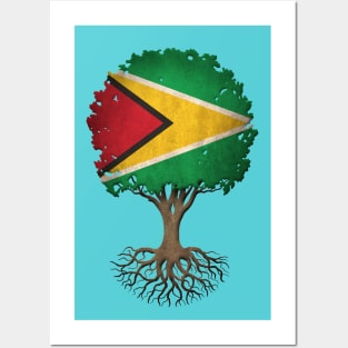 Tree of Life with Guyanese Flag Posters and Art